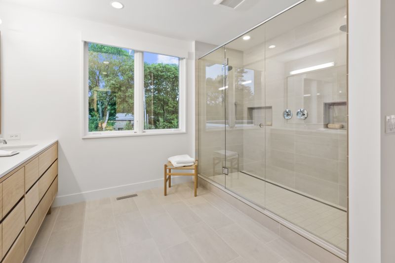 Tile Work and Glass Doors